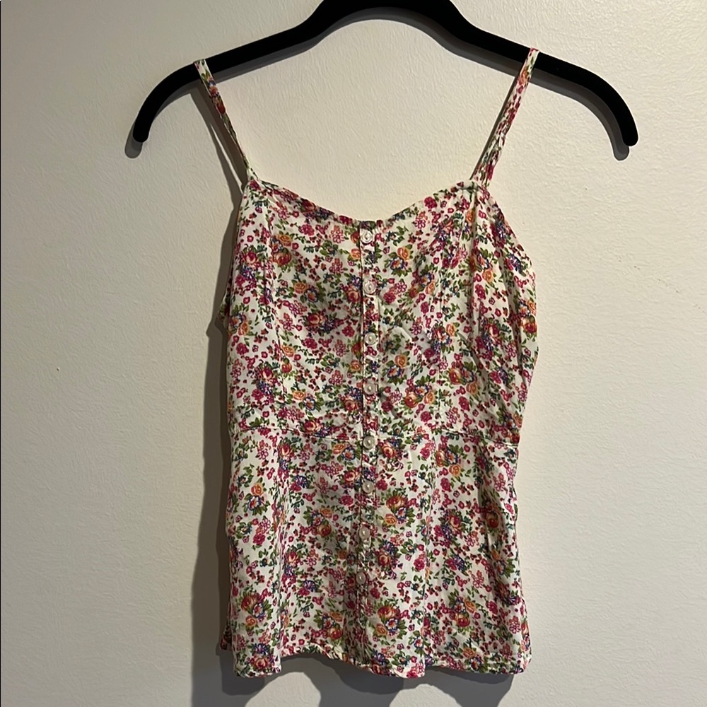 Floral Spaghetti Strap Top